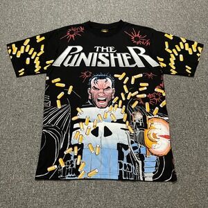 The Crown Marvel The Punisher All Over Print T Shirt XL Limited Edition 2022